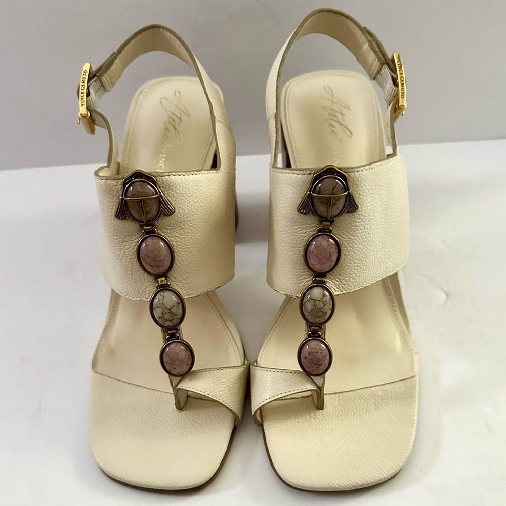 Vince Camuto Cream Sandals